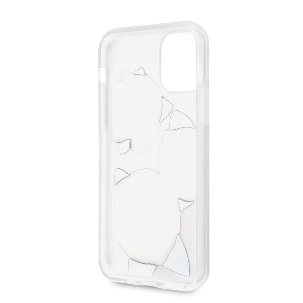 Guess GUHCN58ROSTRT iPhone 11 Pro transparent hardcase Flower